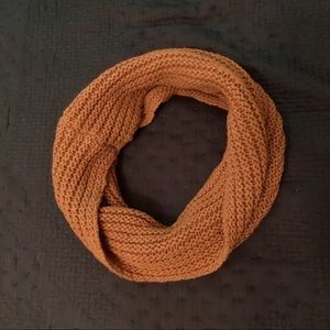 Weekend Max Mara dk orange Infiniti scarf / snood